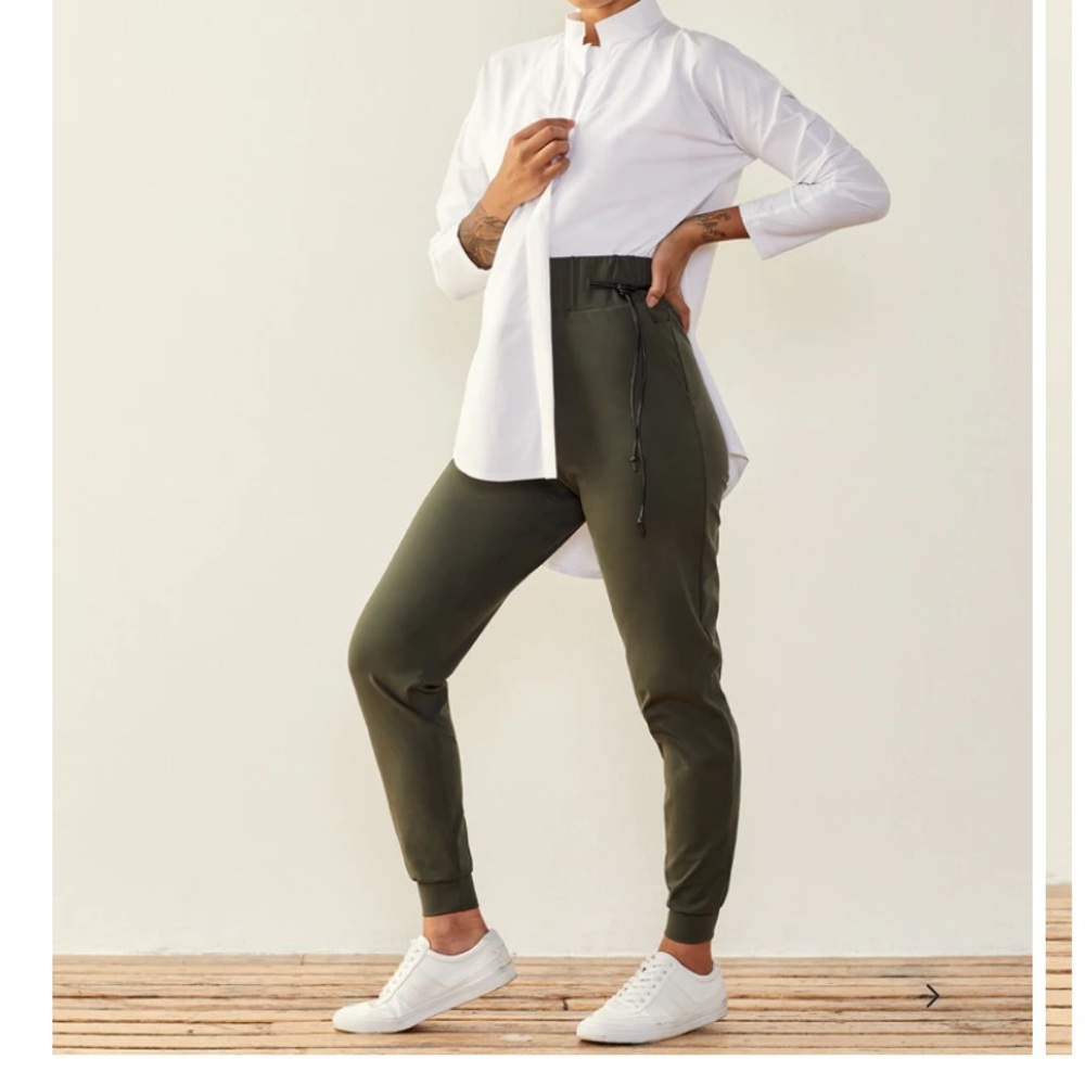 ADAY Sunday Morning Moss green pant XS